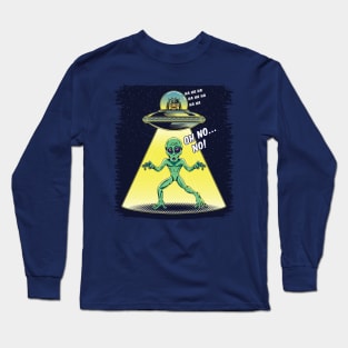 Cow vs. Alien Long Sleeve T-Shirt